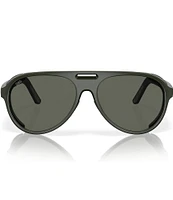 Costa Men's Grand Cataline 59mm Polarized Aviator Sunglasses