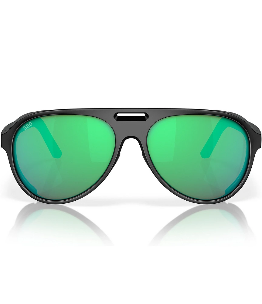 Costa Men's Grand Cataline 59mm Polarized Aviator Sunglasses