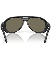 Costa Men's Grand Cataline 59mm Polarized Aviator Shield Sunglasses