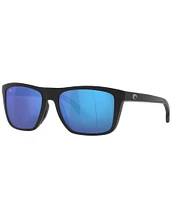 Costa Men's Mainsail 55mm Polarized Rectangle Sunglasses