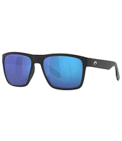 Costa Men's Paunch XL Mirrored Polarized Square Sunglasses