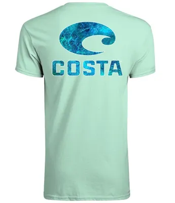 Costa Mossy Oak® Coastal Inshore Short Sleeve Tubular-Knit T-Shirt