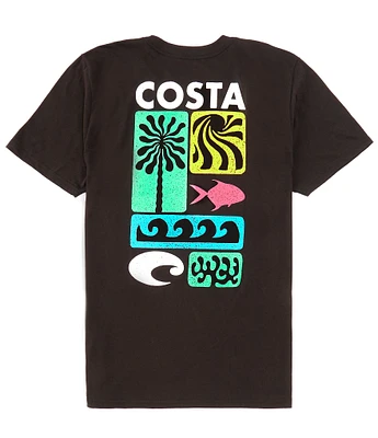 Costa Ocean Cuts Short Sleeve Graphic T-Shirt