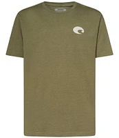 Costa Postal Stamp Snook Short Sleeve T-Shirt