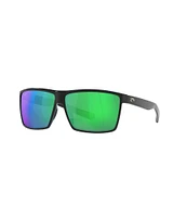 Costa Rincon Polarized Mirrored Square Sunglasses