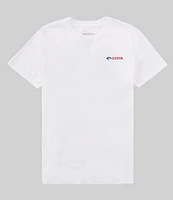 Costa Short Sleeve Americana #double;C#double; Wave Graphic T-Shirt