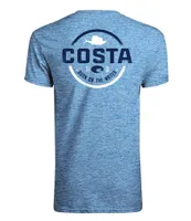 Costa Tech Insignia Sailfish Short Sleeve UPF Rashguard Graphic T-Shirt
