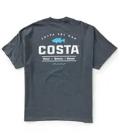 Costa Men's Topwater Short-Sleeve Crewneck Graphic T-Shirt