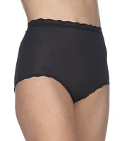 Cotillion Nylon Lace-Trim Brief