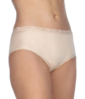 Cotillion Nylon Lace-Trim Hipster Panty