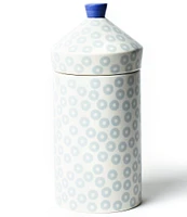 Coton Colors Iris Blue Canisters Set of 2