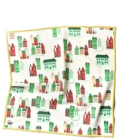 Coton Colors Christmas in The Village Flying Santa Napkins, Set of 4