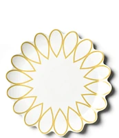 Coton Colors Deco Gold Scallop 13#double; Round Platter