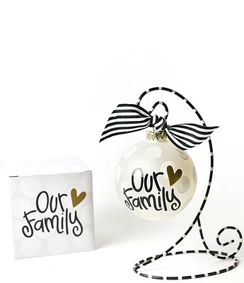 Coton Colors Our Family Ornament With Stand