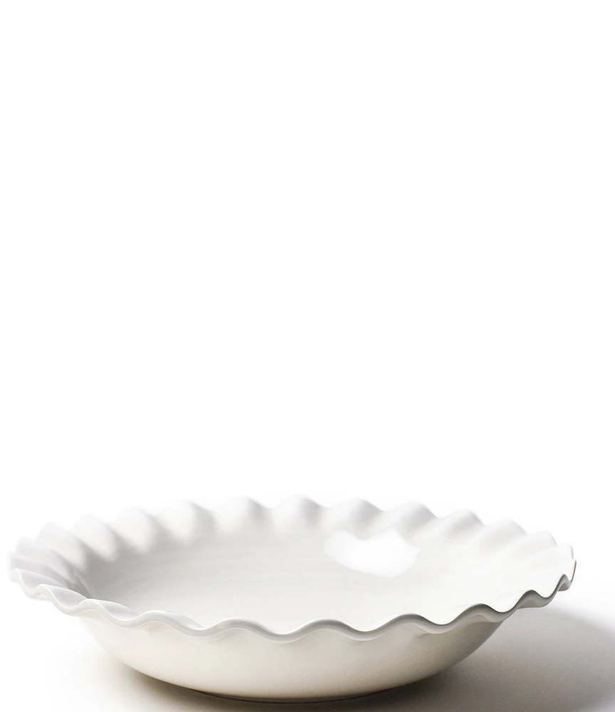 Coton Colors Signature White 13#double; Ruffle Best Bowl