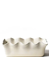 Coton Colors Signature White Ruffle Loaf Pan