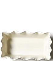 Coton Colors Signature White Ruffle Loaf Pan