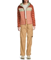 Cotopaxi Fuego Color Block Hooded Down Puffer Jacket