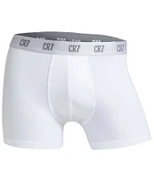 CR7 Basic Cotton Blend 3.5#double; Inseam Trunks 3-Pack