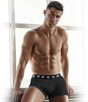 CR7 Basic Cotton Blend 3.5#double; Inseam Trunks 3-Pack