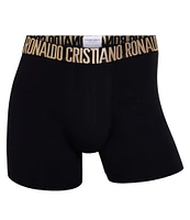 CR7 Cotton Blend .#double; Inseam Boxer Briefs -Pack