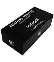 CR7 Premium Cotton Blend 3.5#double; Inseam Trunks Giftbox 7-Pack