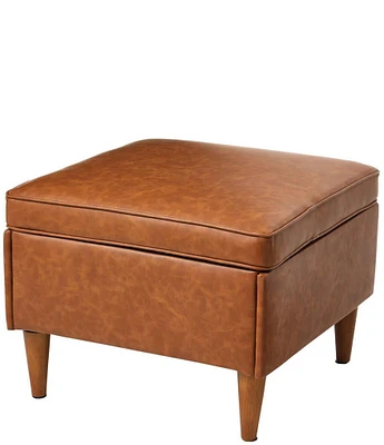 Creative Co Op Atley Upholstered Storage Ottoman