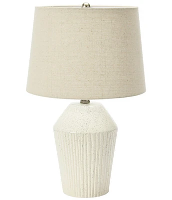 Creative Co Op Embossed Stoneware Desk Lamp