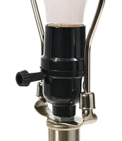 Creative Co Op Embossed Stoneware Desk Lamp