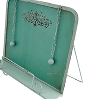 Creative Co Op Farmhouse Distressed Metal Cookbook Holder