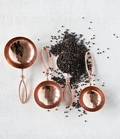 Creative Co Op Hammered Stainless Steel Scoops, Set of 4