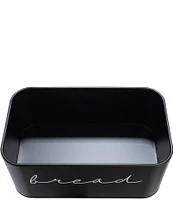 Creative Co Op Metal Bread Bin with Bamboo Lid