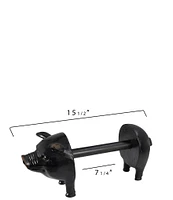 Creative Co Op Metal Pig Paper Towel Holder