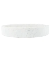 Creative Co Op Minimalist Round Carved Marble Tray