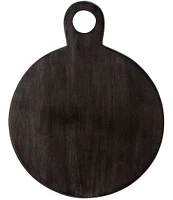 Creative Co Op Round Acacia Wood Cheese and Cutting Board