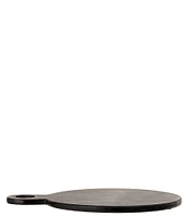 Creative Co Op Round Acacia Wood Cheese and Cutting Board