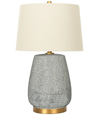 Creative Co Op Textured Stoneware Table Lamp