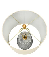 Creative Co Op Textured Stoneware Table Lamp