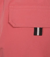 Cremieux 9#double; Classic Solid Swim Trunks