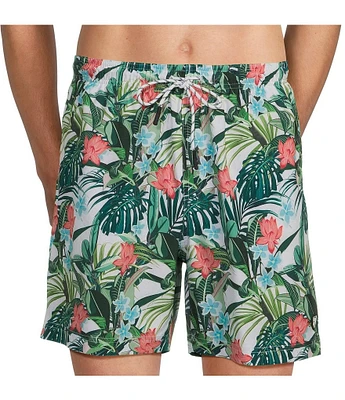 Cremieux All Over Tropical 6#double; Swim Trunks