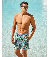 Cremieux All Over Tropical 6#double; Swim Trunks
