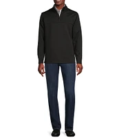 Cremieux Big & Tall Blue Label Textured Quarter-Zip Pullover