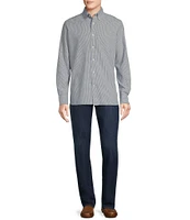 Cremieux Blue Label Big & Tall Check Oxford Long Sleeve Woven Shirt