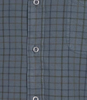 Cremieux Blue Label Big & Tall Classic Fit Medium Plaid Oxford Long Sleeve Woven Shirt