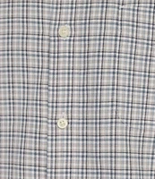 Cremieux Blue Label Big & Tall Classic Fit Plaid Oxford Long Sleeve Woven Shirt