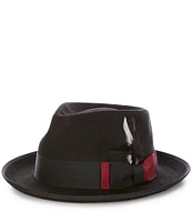 Cremieux Blue Label Black Fedora Hat