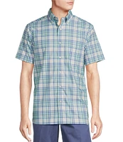 Cremieux Blue Label Brrr°® Royal Twill Pastel Plaid Short Sleeve Woven Shirt