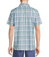 Cremieux Blue Label Brrr°® Royal Twill Pastel Plaid Short Sleeve Woven Shirt