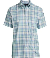 Cremieux Blue Label Brrr°® Royal Twill Pastel Plaid Short Sleeve Woven Shirt
