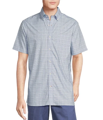 Cremieux Blue Label Brrr° Royal Twill Plaid Short Sleeve Woven Shirt